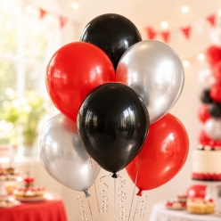 Black, Red & Silver 12